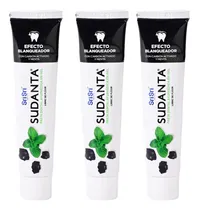 Comprar Set X3 Pastas Sudanta Gel Efecto Blanqueador Carbon 50g