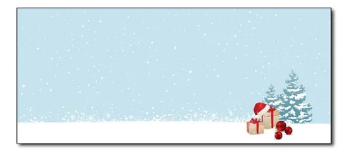 Sobres Navideños, Tamaño 10 Cartas - 80 Sobres Navideños (ma