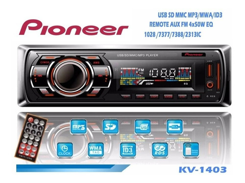 Radio Pioneer  Remate  Deh-1407 