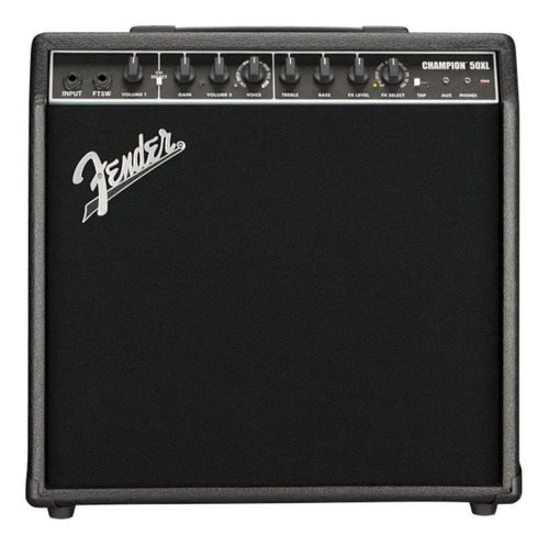 Amplificador Fender Champion Series 50XL para guitarra de 50W, cor preta, 220V