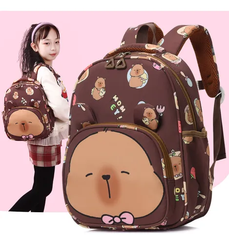 Mochila Escolar Ligera Con Estampado De Dibujos Animados