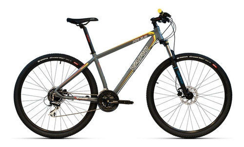 Mountain bike Vairo XR 3.8  2020 R29 S 24v frenos de disco hidráulico cambios Shimano 34.9 42T y Shimano Acera color gris/amarillo/rojo  