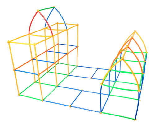 Constructor De Paja Stem Building Toys 800 Pcs Colorful Plas