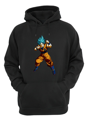 Dragon Ball Goku Fase Blue Buzo Canguro Friki Tu Eres #1