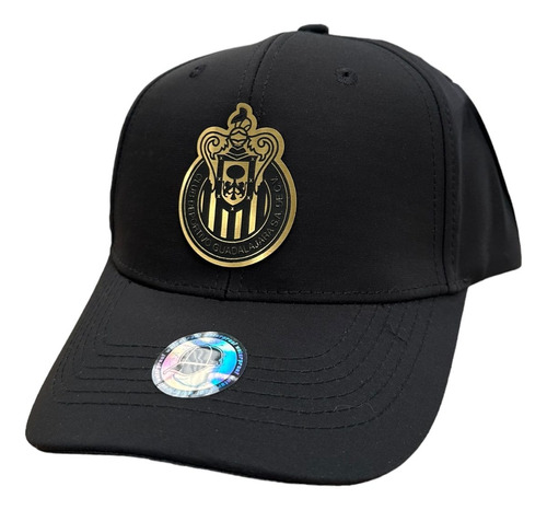 Gorra Curva Chivas Guadalajara Placa Gold 