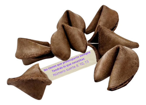 100 Galletitas De La Fortuna De Chocolate Msje En Español