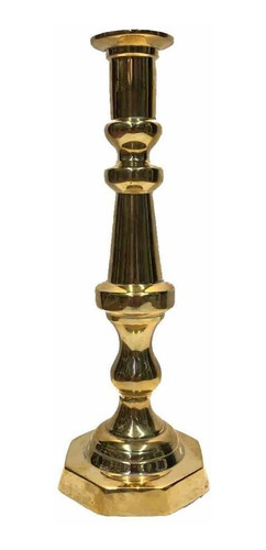 Candelero Bronce Torneado 35cm