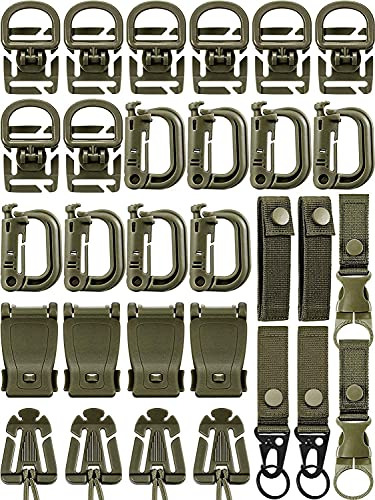 Nocessary 30 Pack D-ring Grimloc Locking Molle Backpack Att