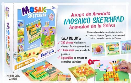 Juguete Didactico Mosaico Sketchpad Construccion