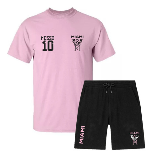 Remera + Short - Inter Miami - Escudo / Fútbol / Logo