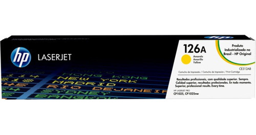 Toner Hp 126a Amarillo Laserjet Original 