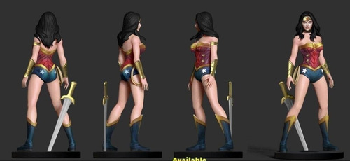 Archivo Stl Impresión 3d - Wonder Woman Print Ready