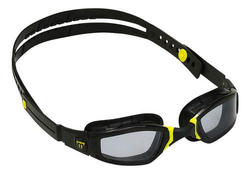 Gafas de natación Phelps Ninja, color negro y amarillo, negro