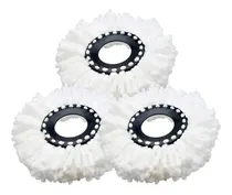 Comprar 3 Repuestos Microfibra Para Trapeador Spin Mop Giratorio