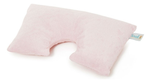 Almohada Para Bebés Toral Con Soporte De Cuello Color Rosada