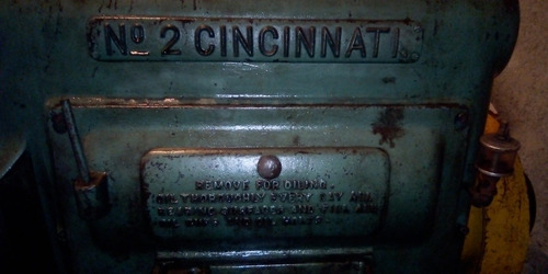 Imagen 8 de 10 de Venta De Fresadoras Industrial Cincinnati Número 2 Operativa