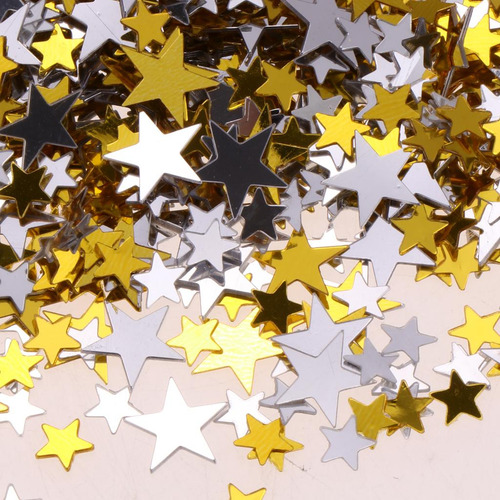 Confeti De Mesa De Estrellas 4 Piezas