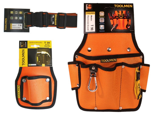Imagen 5 de 7 de Cinturon Porta Herramientas Y Martillo Toolmen T90 T95 T38