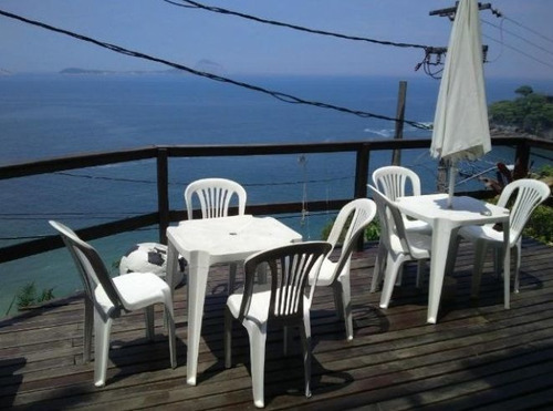 Linda Casa Com Vista Mar Na Estrada Do Vidigal, 4 Quartos, 2 Vagas, 800 M2, Lazer - 16103