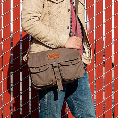 Gearonic Bolso Bandolera Para Hombre Diseño Vintage