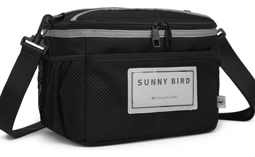 Sunny Bird Lonchera Aislada Con Diseno Plegable Y A Prueba D