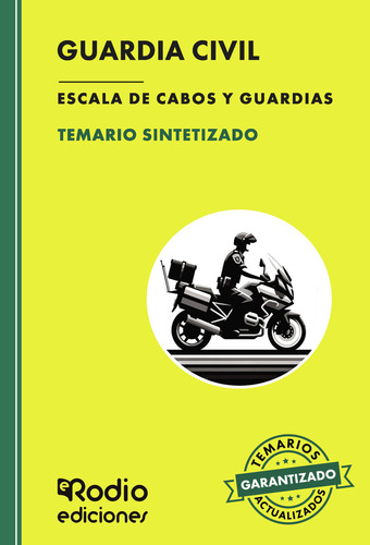 Libro Guardia Civil. Escala De Cabos Y Guardias. Temario ...