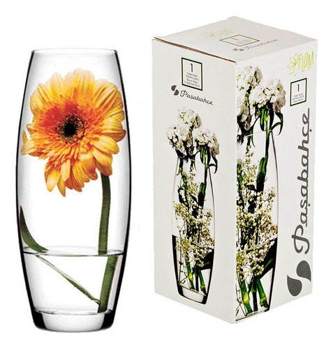 Florero Jarra Vidrio Deco Pasabahce Botanica 26 Cm Pettish