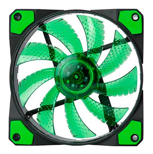 Fan Marvo scorpion Fn-10 -120mm Iluminacion 15 Leds Verdes