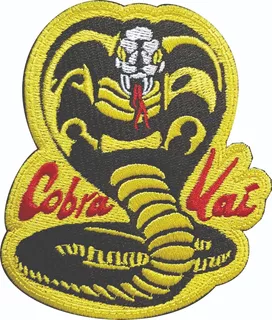 Parche Bordado Cobra Kai Taekwondo Karate Artes Marcial 10cm