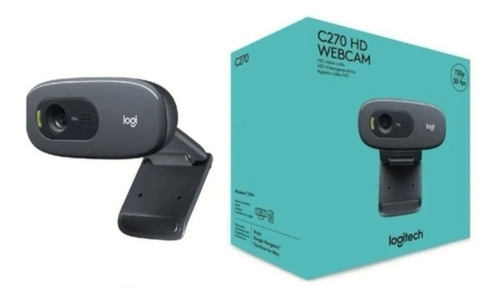 Camara Web Logitech Hd Webcam C270 Videoconfer 720p 1280x720