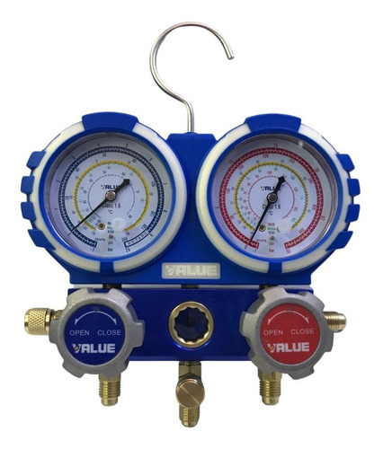 Manifold C/ Juego De Mangueras R600a R290 Value Vmg-2-r600-b
