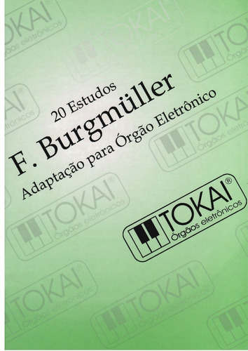 25 Estudos F. Burgmüller Adaptação Para Órgão Eletrônico 