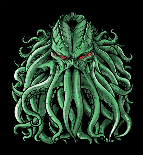 Imagem 2 de 6 de Camiseta Cthulhu Geek Rpg Camisa Blusa