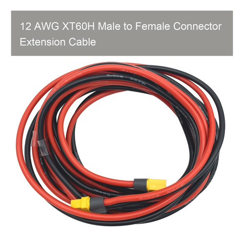 Conector Xt60 Xt60h Macho A Xt60h Xt-60 Hembra Con Cable De