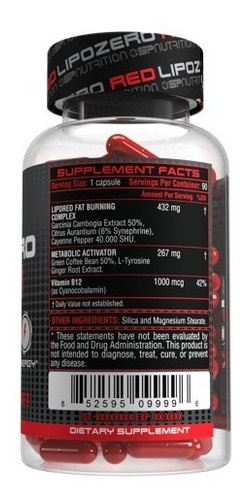 Lipozero Red Sp Nutrition Quemador De Grasa - 90 Cápsulas