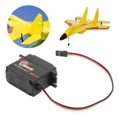 Aa Servo Digital Metal Gear S1500m De 15 Kg Para Rc 1/8 1/10