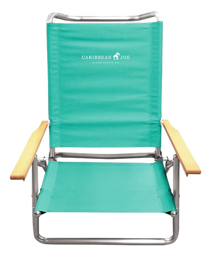 ~? Silla De Playa Plegable Caribbean Joe, 5 Posiciones Liger