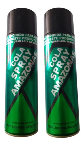 Cola De Contato Em Spray - Amazonas Kit 2 Latas