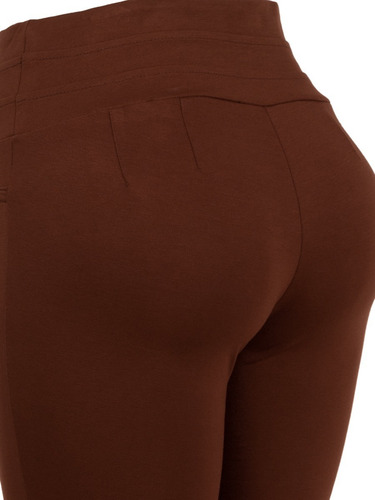 Pantalon De Vestir Entallado, Grueso, Tiro Alto, Leggin.
