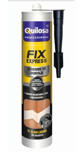 Adhesivo De Montaje Clavo Liquido Fixexpress Quilosa. 375g