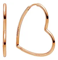 Comprar Aretes Pandora Original Corazón Oro Rosa Con Estuches