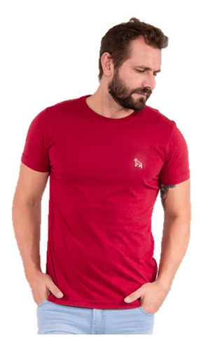 Camiseta Masculina Lisa Revanche Manga Extra Curta Machão