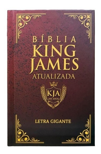 Bíblia King James Versão Atualizada Letra Gigante Capa Dura
