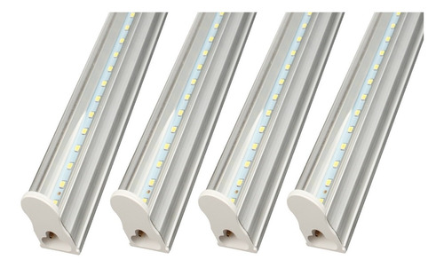 Tubo Led 18w T5 Con Base 1.20 Mts 127v Oferta 4 Piezas