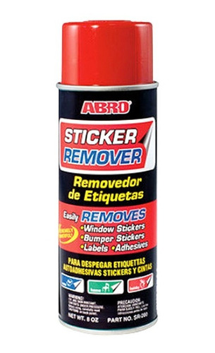 Removedor De Stickers Y Calcomanias Marca Abro X 226gr