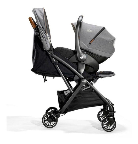Carrinho De Passeio Bebê Tourist Signature 15kgs Preto Joie Cor Cinza