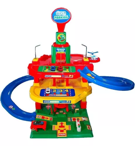 Pista De Carrinhos Brinquedo Corrida Infantil + 2 Carrinhos