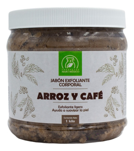 Exfoliante De Café & Arroz Corporal Facial (1 Kilo)