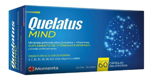 Suplemento Quelatus Mind 60 Capsulas