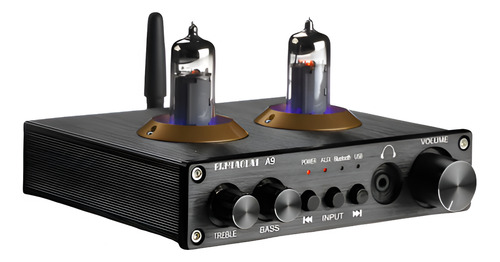 Pré-amplificador Valvulado Usb Aux Bluetooth Fone De Ouvido